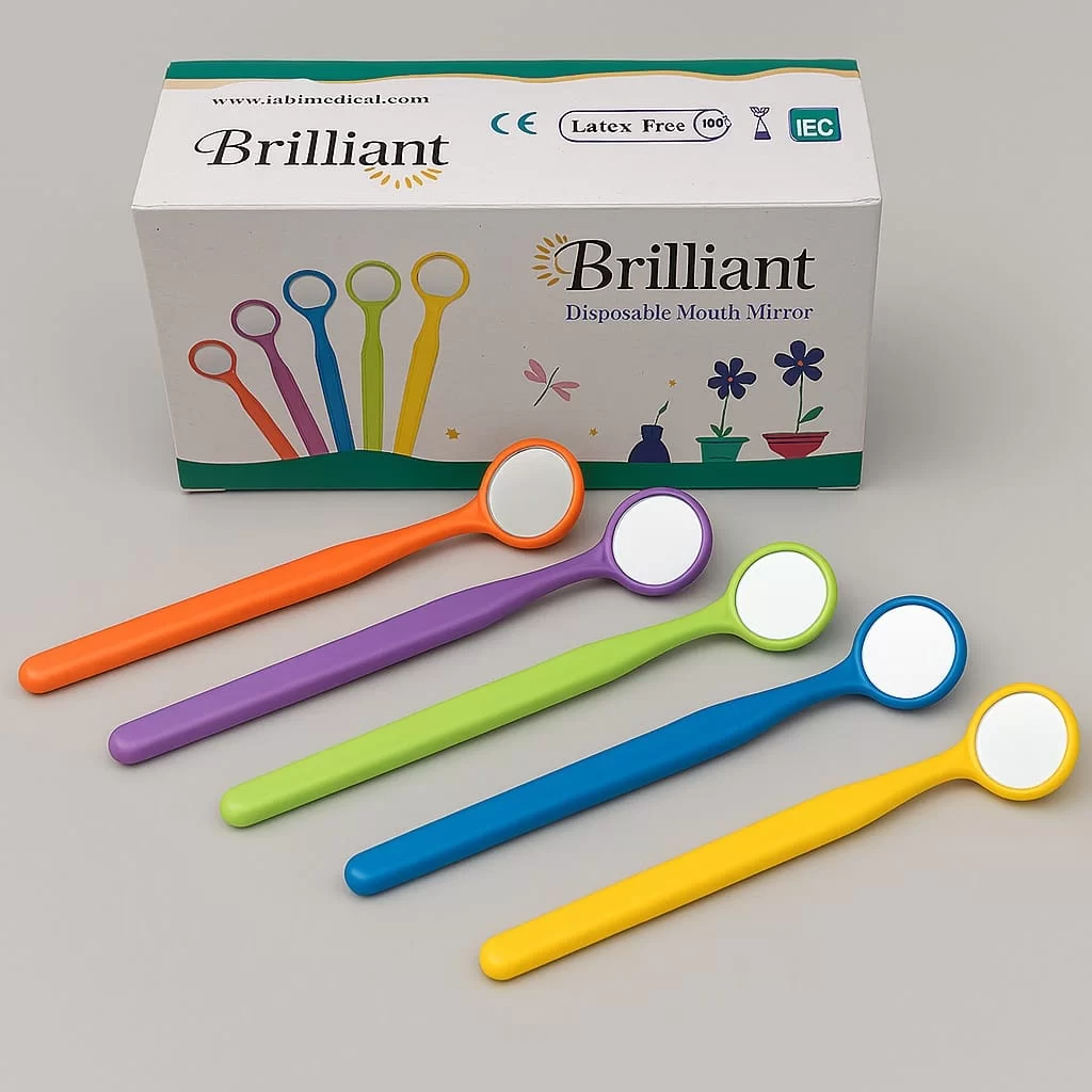 آینه معاینه رنگی دندانپزشکی